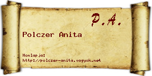 Polczer Anita névjegykártya